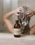 Frequent Use Shampoo N1 — in use in the shower