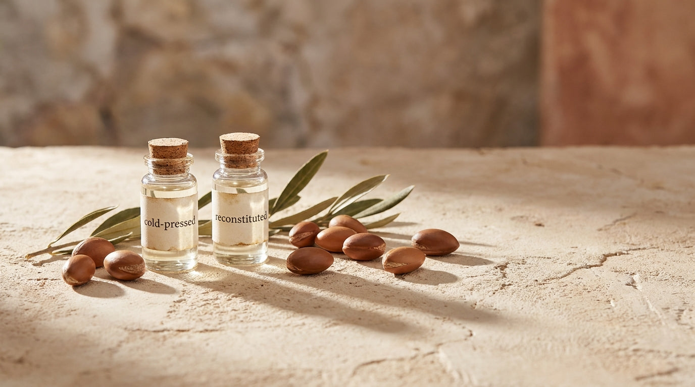 Cold-pressed versus reconstituted oils: a practical test.