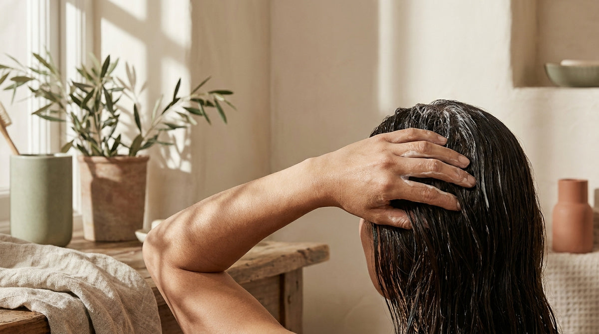 Conditioner for the scalp. A considered approach to application.