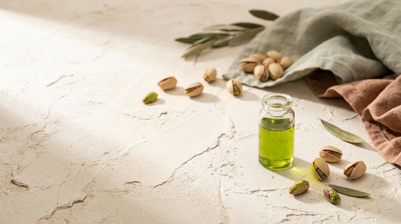 Pistachio oil &mdash; the lipid you cannot obtain elsewhere.