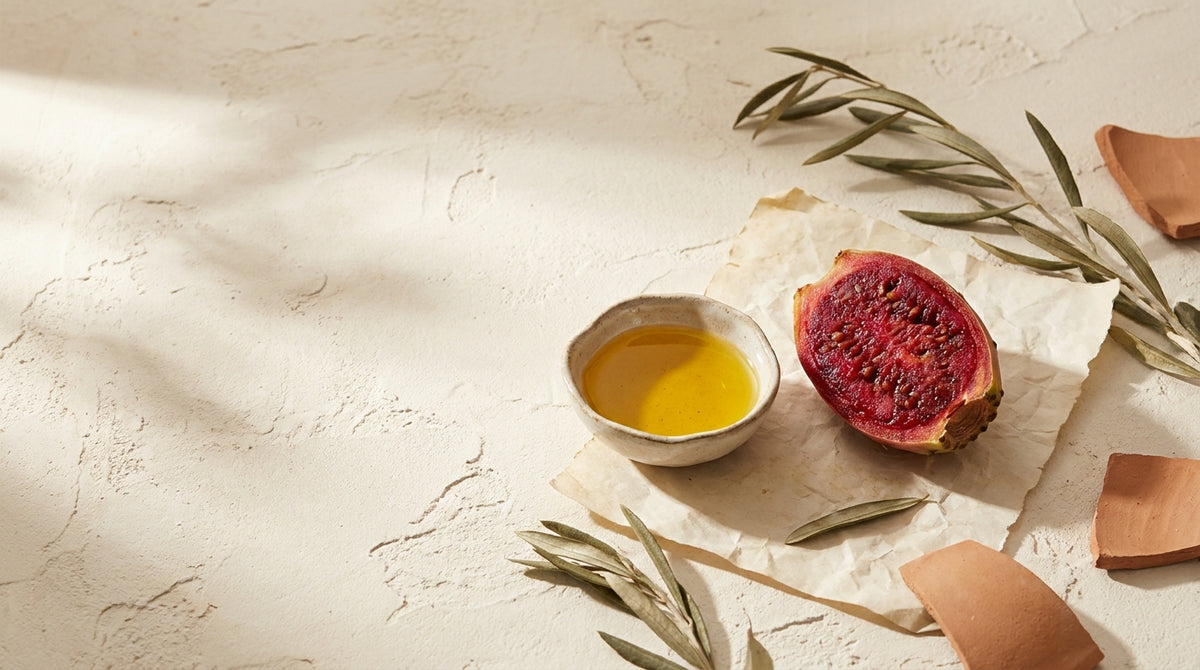 Prickly pear oil’s specific action on hair cuticles.