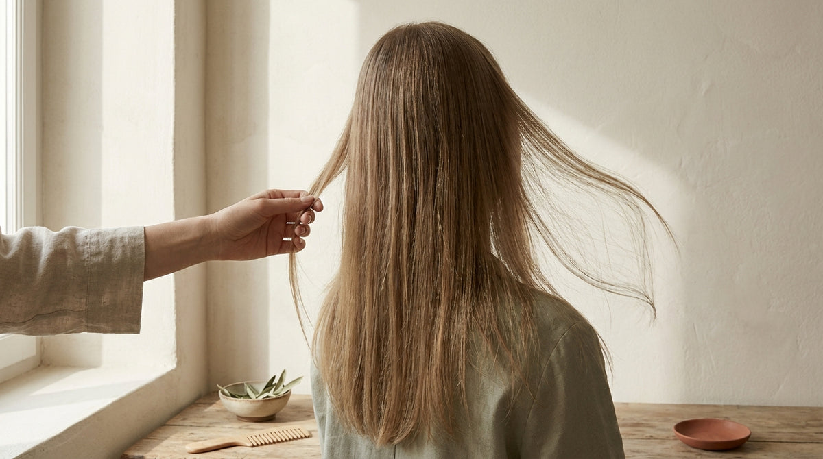 Why fine hair is prone to product accumulation.