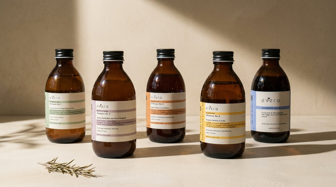 Sulphate-free Evera shampoos