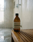 Frequent Use Shampoo N1 — Evera, editorial bathroom still life