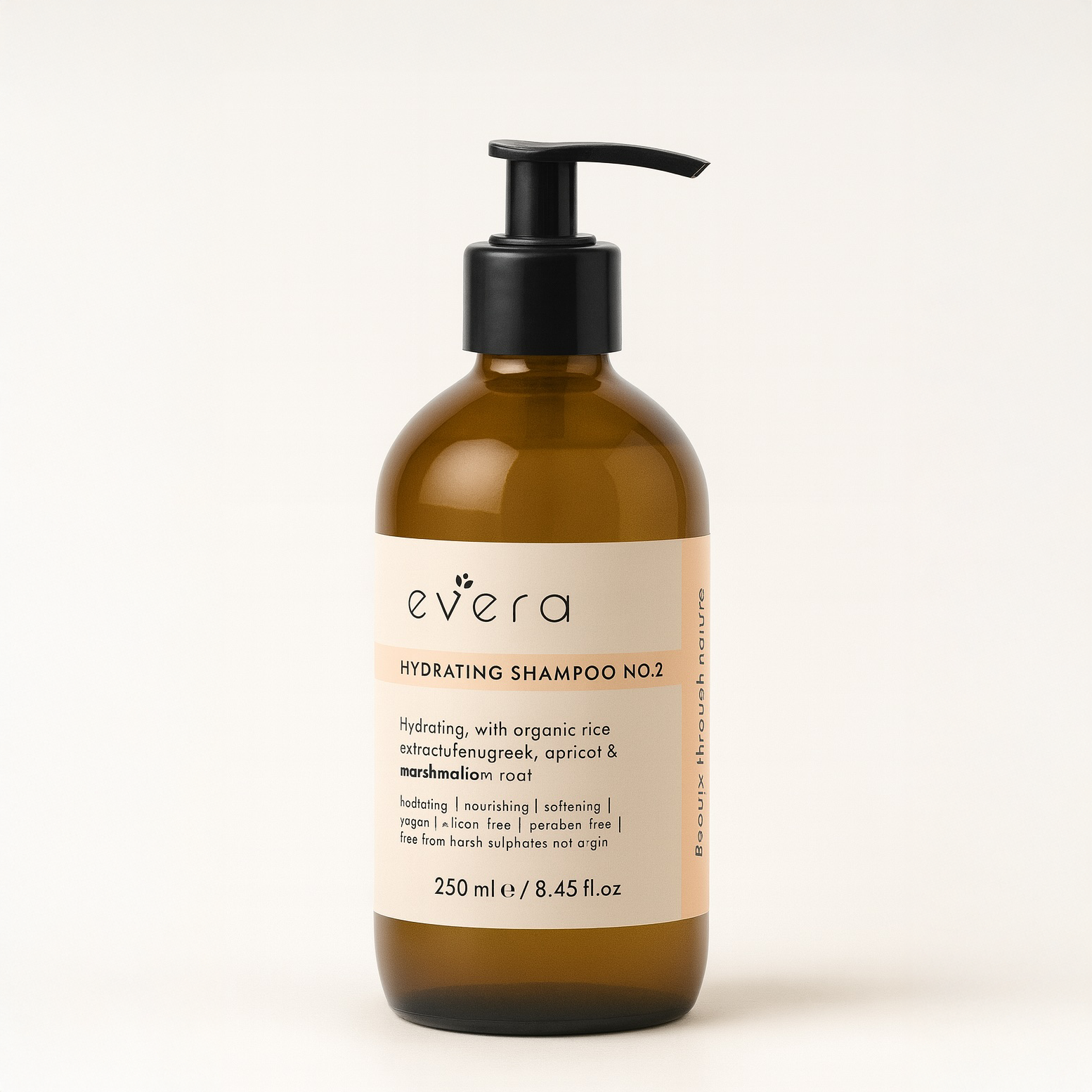 Evera Hydrating Shampoo No.2 – vegan sulfate-free shampoo for dry, curly, or frizz-prone hair