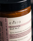Moisturising Mask No.2 — close-up of the bottle and label