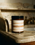 Supherbal Mask N3 — Evera, editorial bathroom still life