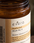 Supherbal Mask No.4 — close-up of the bottle and label